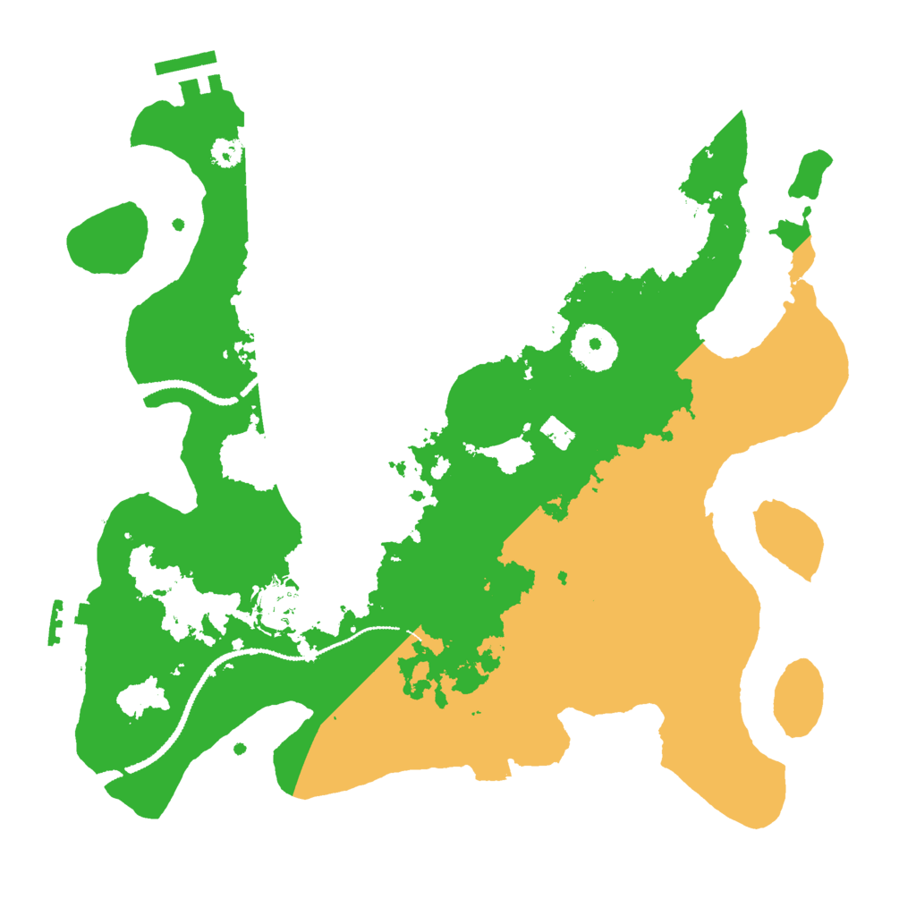 Biome Rust Map: Procedural Map, Size: 3000, Seed: 98390580