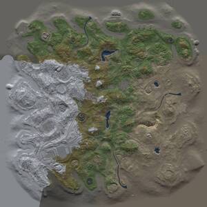 Thumbnail Rust Map: Procedural Map, Size: 4500, Seed: 1306502371, 15 Monuments