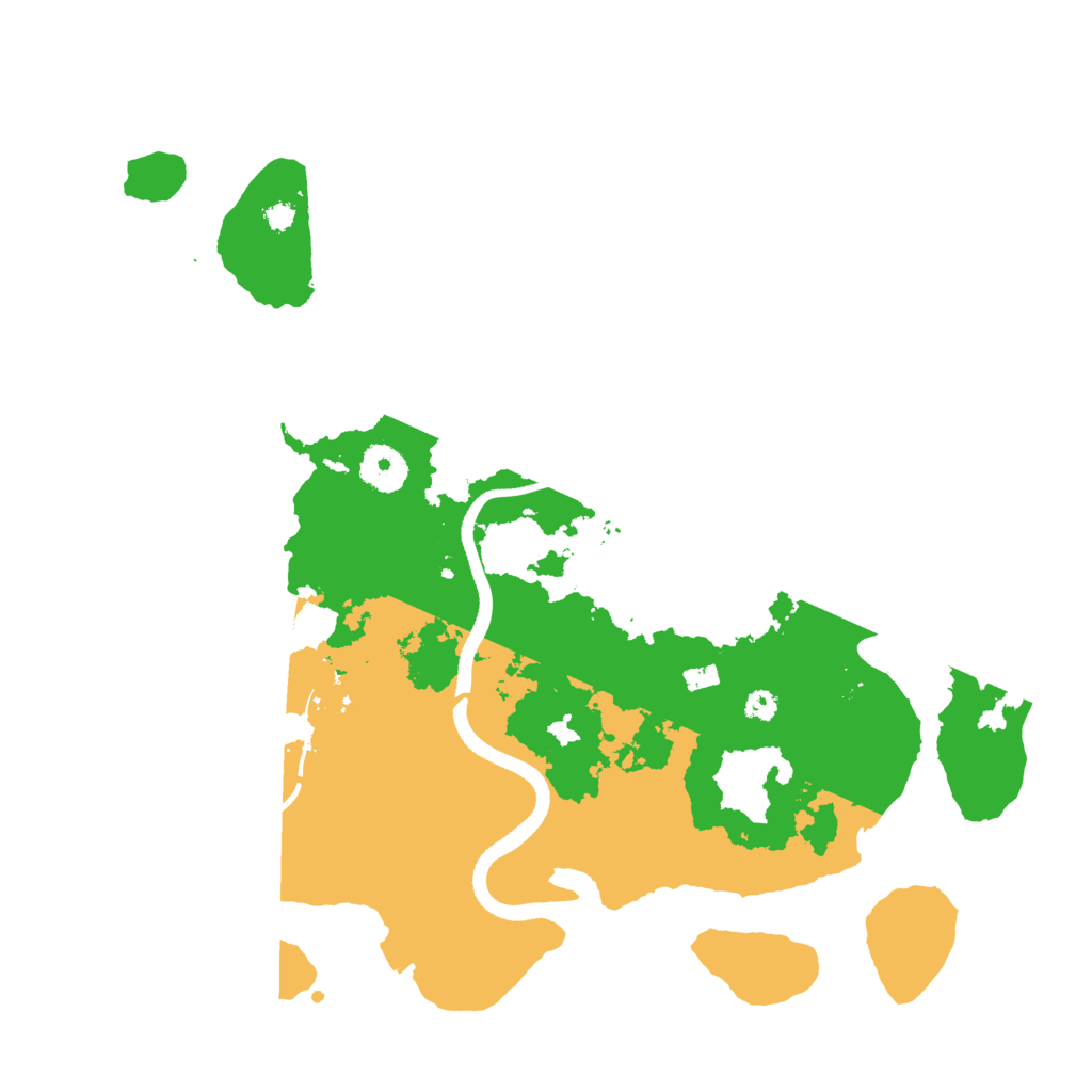 Biome Rust Map: Procedural Map, Size: 3500, Seed: 4587