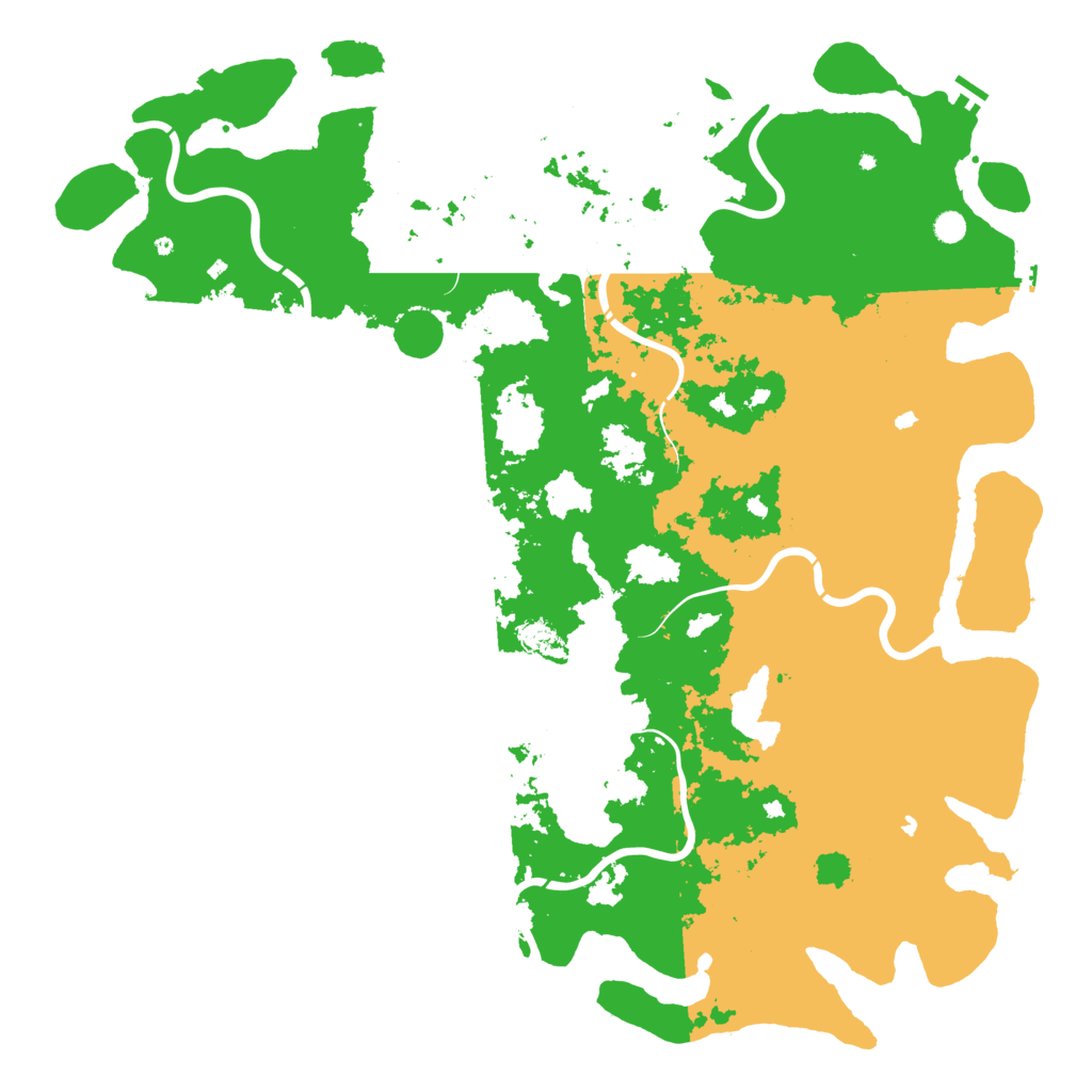 Biome Rust Map: Procedural Map, Size: 6000, Seed: 398806459