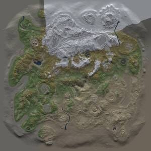 Thumbnail Rust Map: Procedural Map, Size: 4300, Seed: 10032024, 17 Monuments