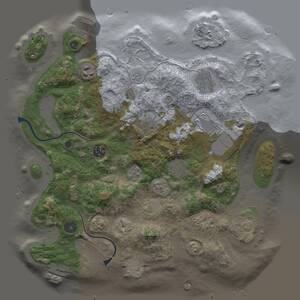 Thumbnail Rust Map: Procedural Map, Size: 3500, Seed: 1506741587, 14 Monuments