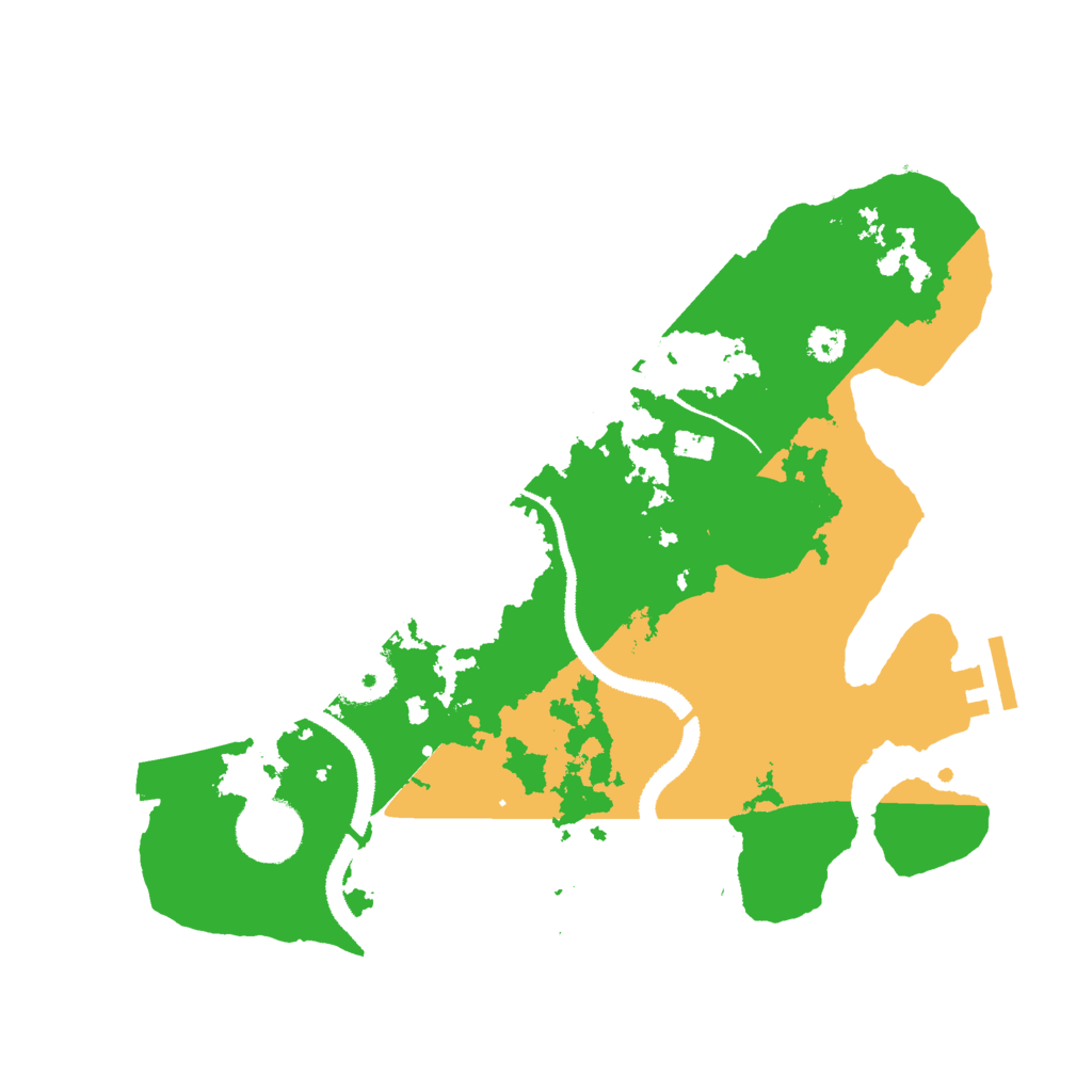Biome Rust Map: Procedural Map, Size: 3000, Seed: 909857549