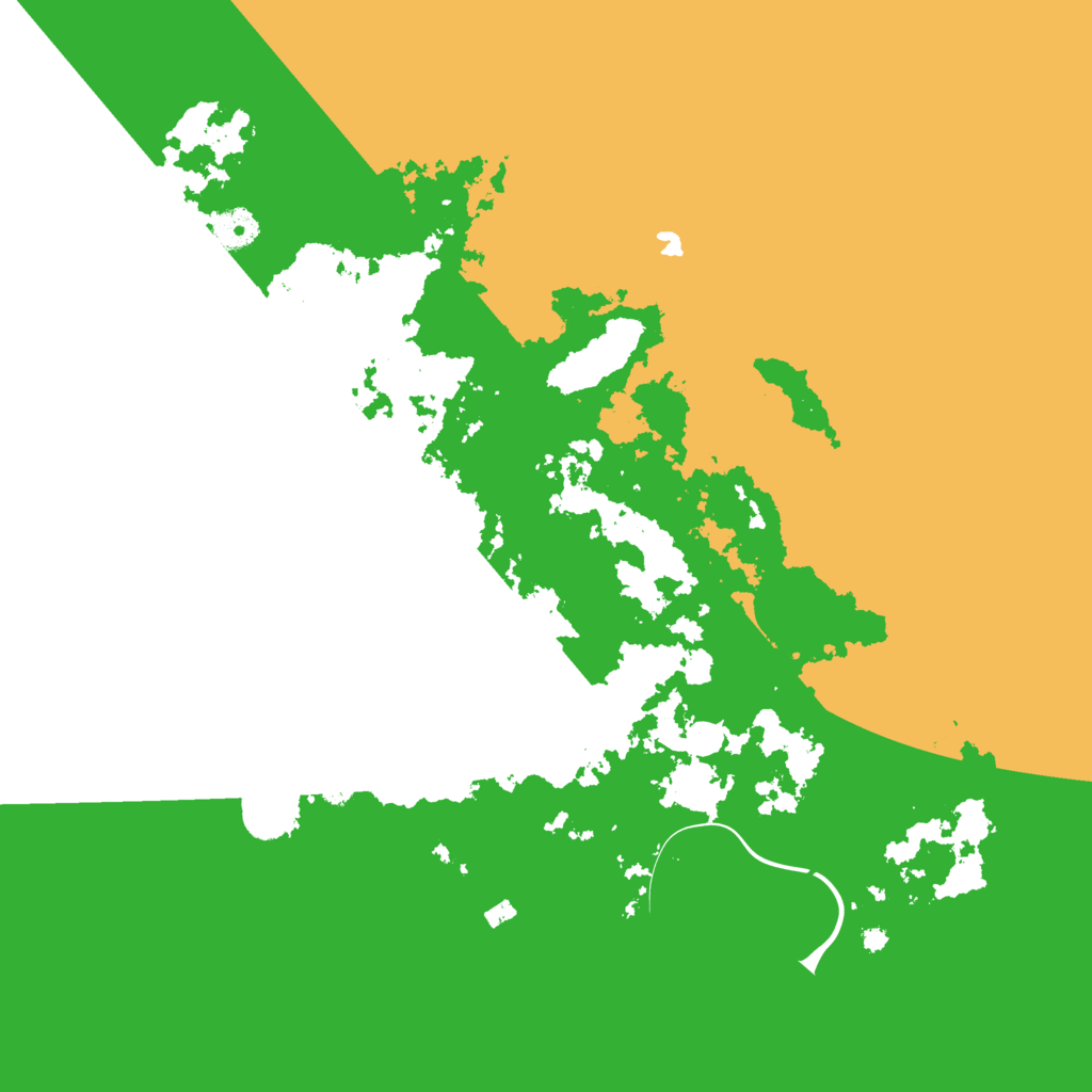 Biome Rust Map: Procedural Map, Size: 4000, Seed: 1624119160