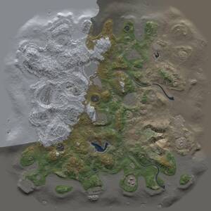 Thumbnail Rust Map: Procedural Map, Size: 4000, Seed: 1134994819, 14 Monuments