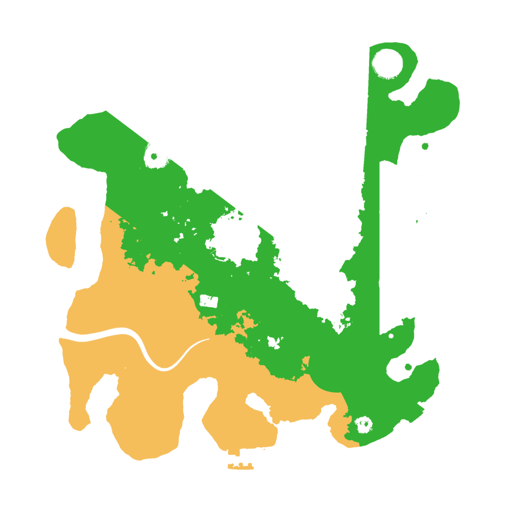 Biome Rust Map: Procedural Map, Size: 3000, Seed: 1195606670