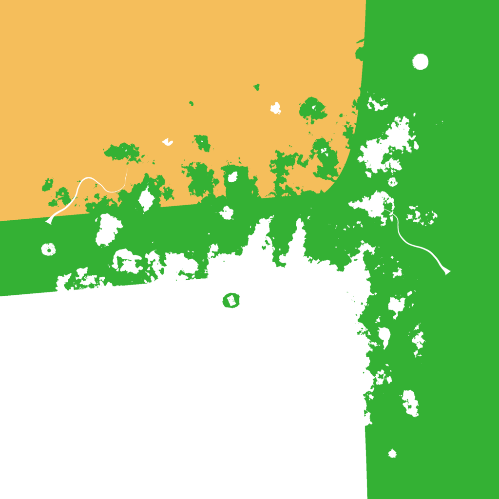 Biome Rust Map: Procedural Map, Size: 5500, Seed: 722505871