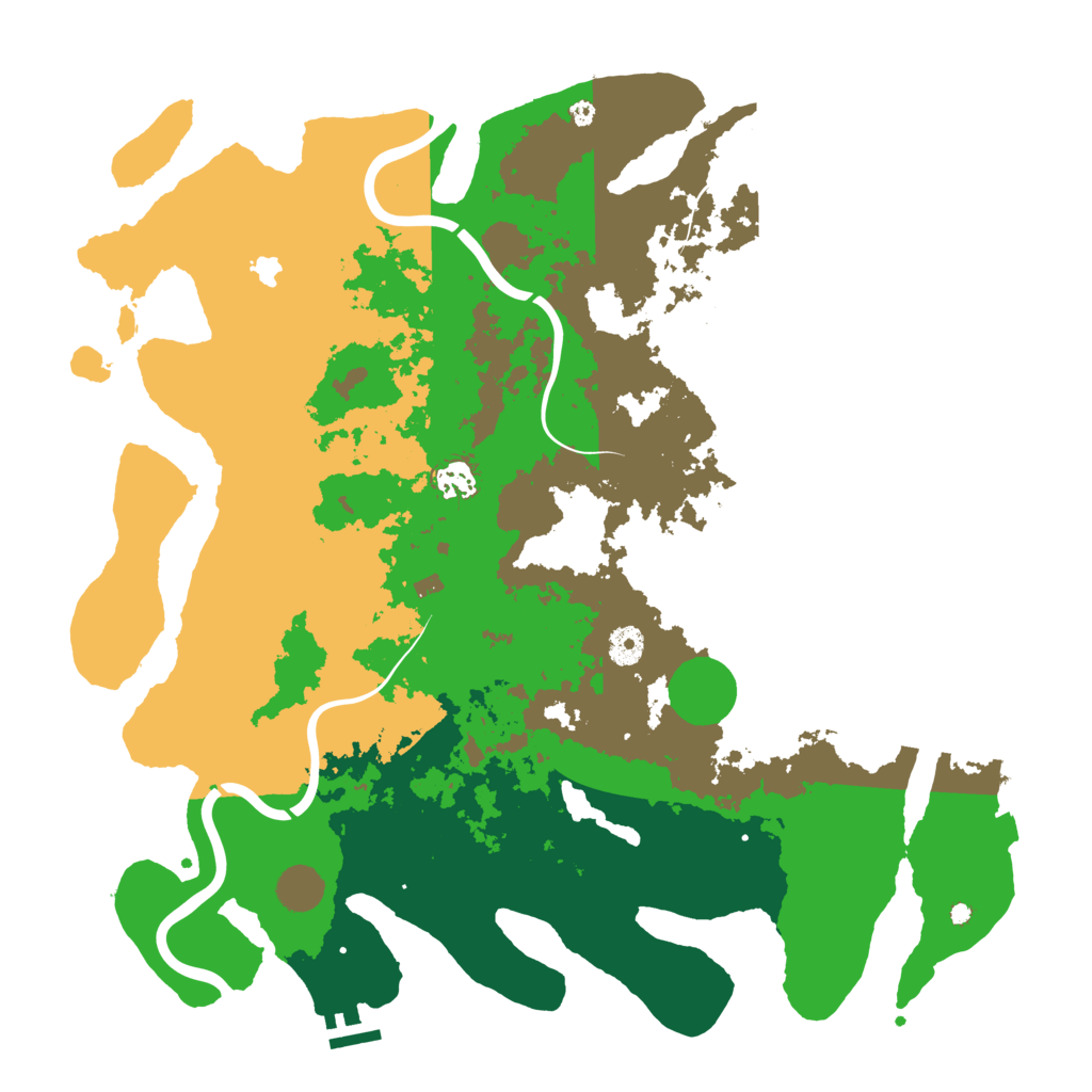 Biome Rust Map: Procedural Map, Size: 4250, Seed: 9234775
