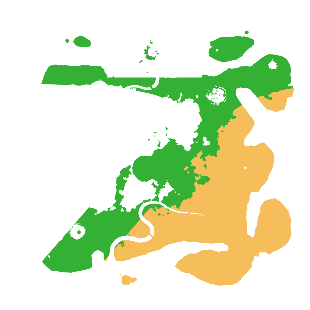 Biome Rust Map: Procedural Map, Size: 3250, Seed: 694201572