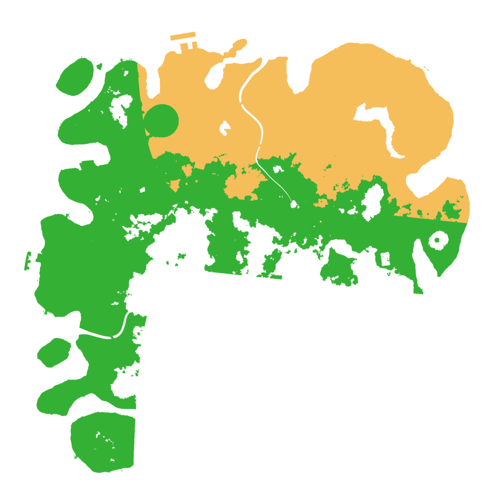 Biome Rust Map: Procedural Map, Size: 4000, Seed: 678223868