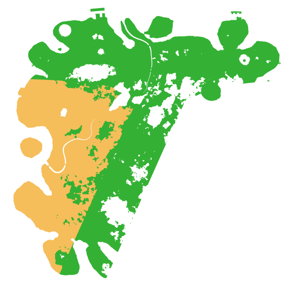 Biome Rust Map: Procedural Map, Size: 4250, Seed: 38239674