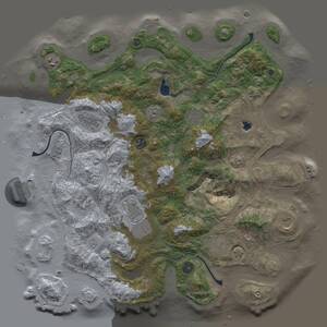 Thumbnail Rust Map: Procedural Map, Size: 4250, Seed: 905967685, 15 Monuments