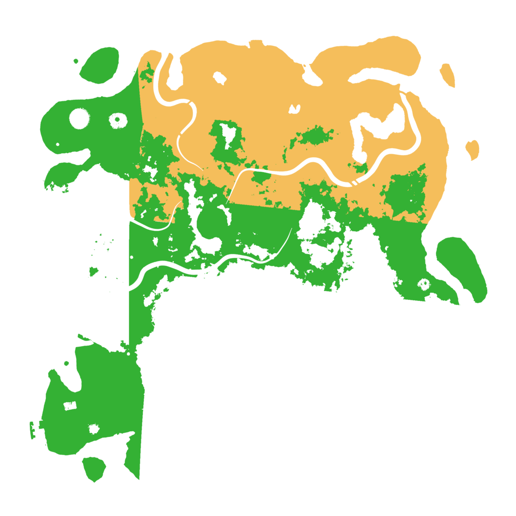 Biome Rust Map: Procedural Map, Size: 4500, Seed: 123134