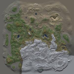 Thumbnail Rust Map: Procedural Map, Size: 4500, Seed: 123134, 14 Monuments