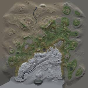 Thumbnail Rust Map: Procedural Map, Size: 3750, Seed: 18014, 15 Monuments