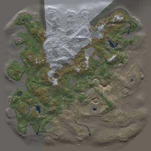 Thumbnail Rust Map: Procedural Map, Size: 4500, Seed: 58540024, 15 Monuments