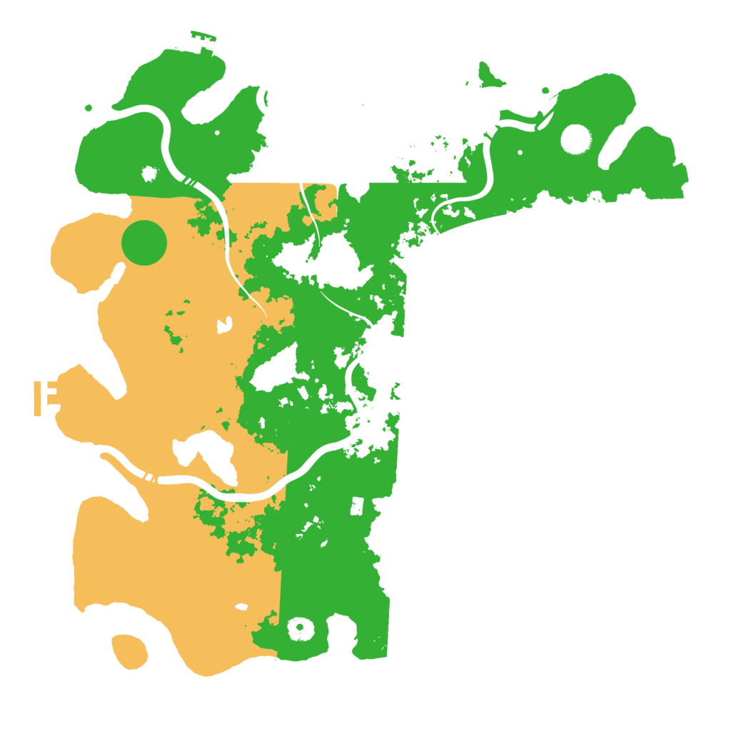 Biome Rust Map: Procedural Map, Size: 4250, Seed: 849343267