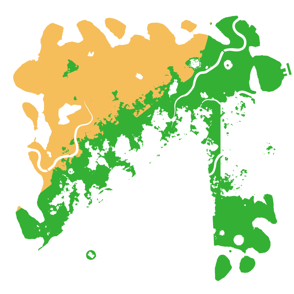 Biome Rust Map: Procedural Map, Size: 5000, Seed: 1626285090