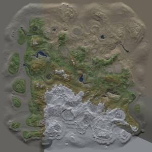 Thumbnail Rust Map: Procedural Map, Size: 4500, Seed: 1739073300, 16 Monuments