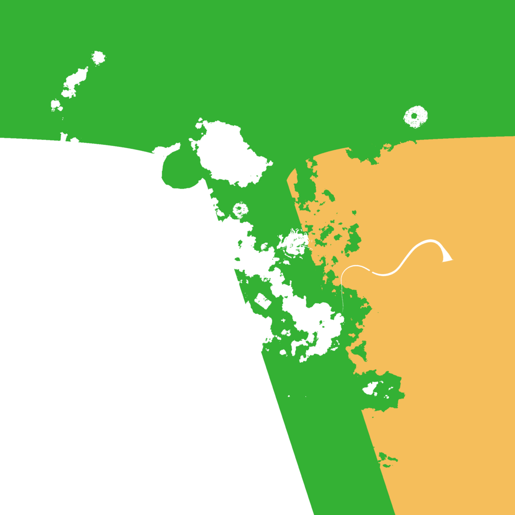 Biome Rust Map: Procedural Map, Size: 3500, Seed: 931363433