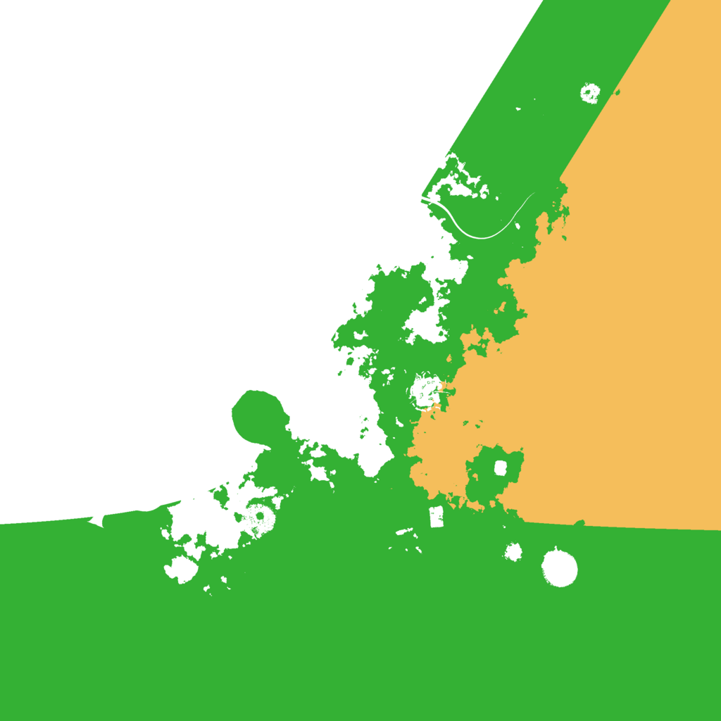 Biome Rust Map: Procedural Map, Size: 3700, Seed: 21