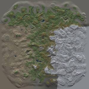 Thumbnail Rust Map: Procedural Map, Size: 6000, Seed: 197660763, 17 Monuments