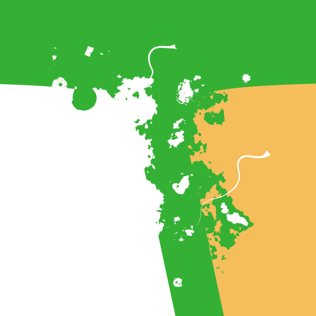 Biome Rust Map: Procedural Map, Size: 3500, Seed: 434994333