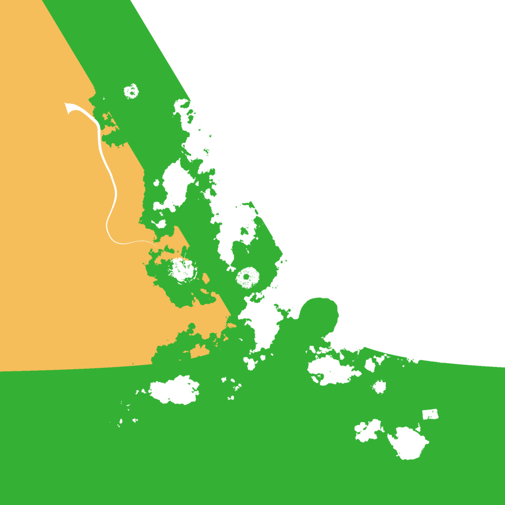 Biome Rust Map: Procedural Map, Size: 3500, Seed: 1664777808