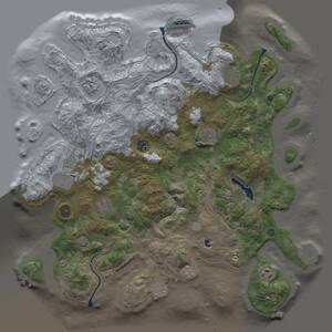 Thumbnail Rust Map: Procedural Map, Size: 4250, Seed: 32165766, 14 Monuments