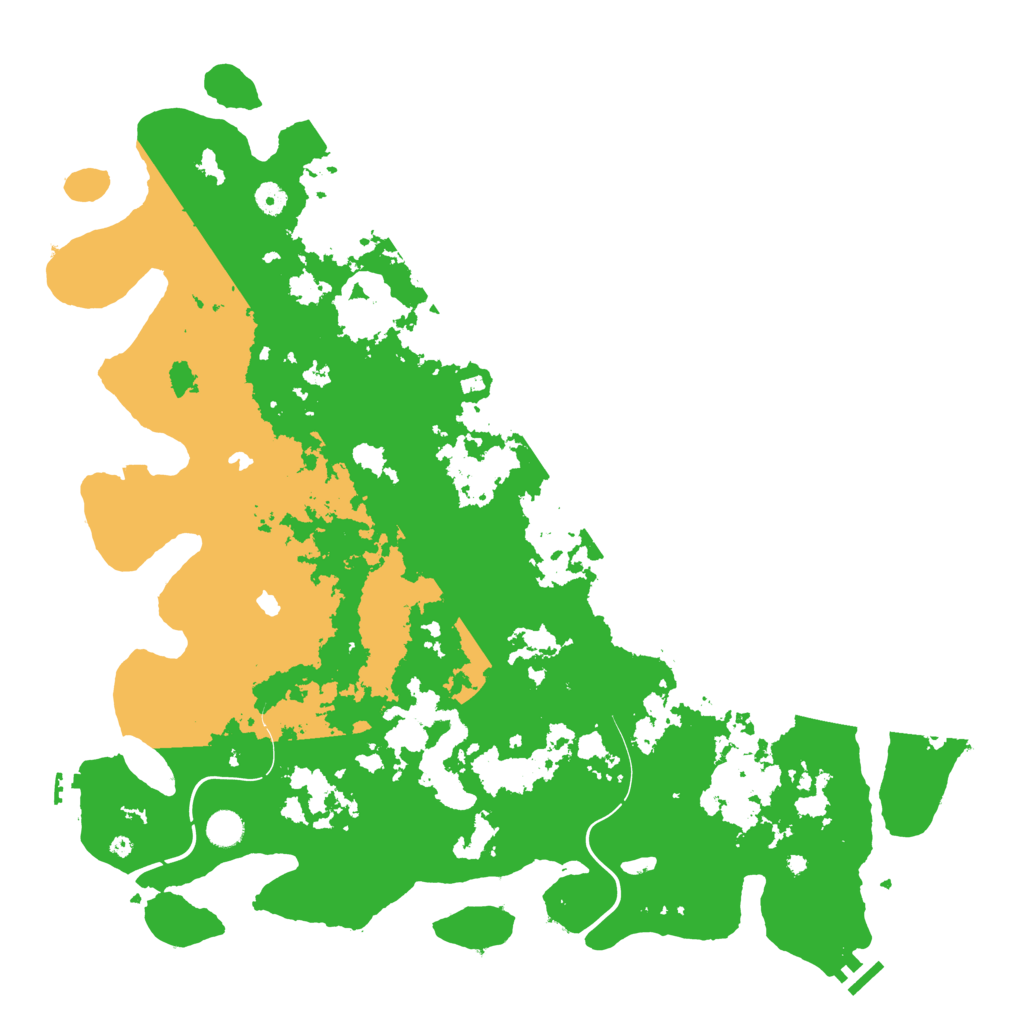 Biome Rust Map: Procedural Map, Size: 4850, Seed: 56421655