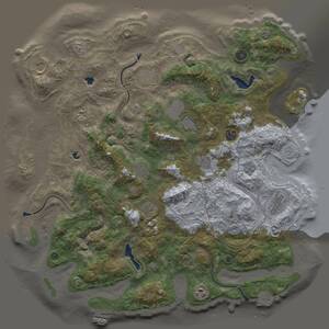 Thumbnail Rust Map: Procedural Map, Size: 4500, Seed: 1190903512, 17 Monuments