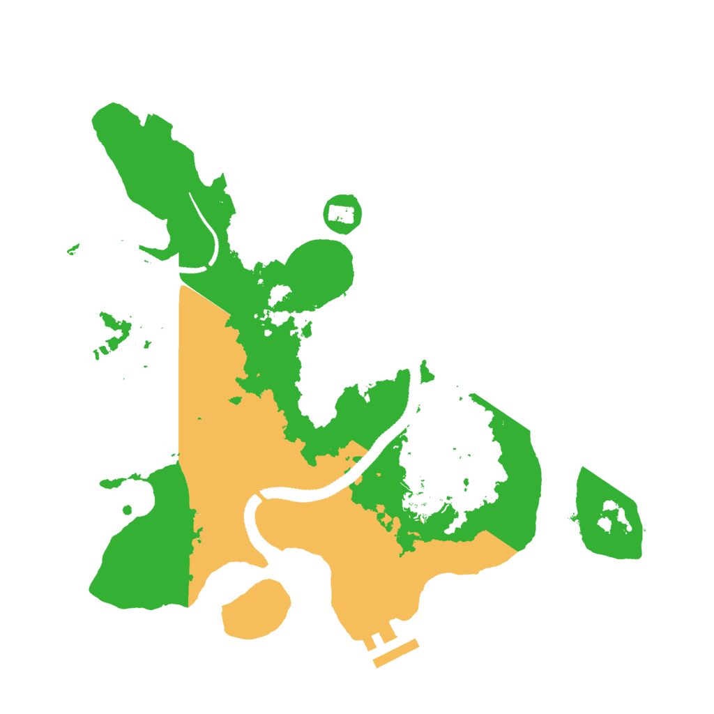 Biome Rust Map: Procedural Map, Size: 3000, Seed: 728240336