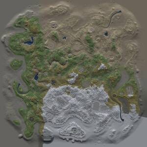 Thumbnail Rust Map: Procedural Map, Size: 4500, Seed: 1774829069, 16 Monuments