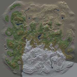 Thumbnail Rust Map: Procedural Map, Size: 4500, Seed: 245631, 15 Monuments