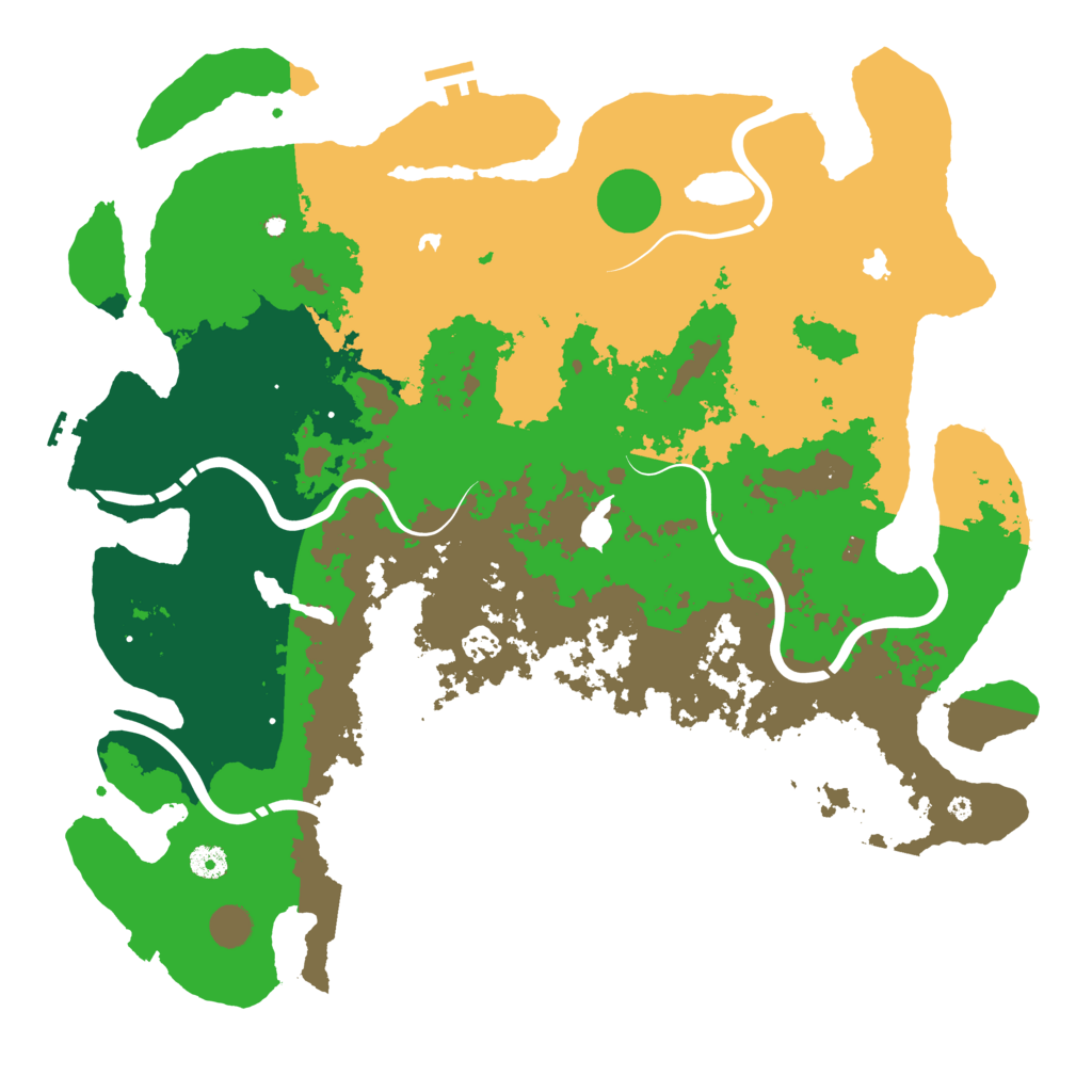 Biome Rust Map: Procedural Map, Size: 4500, Seed: 245631