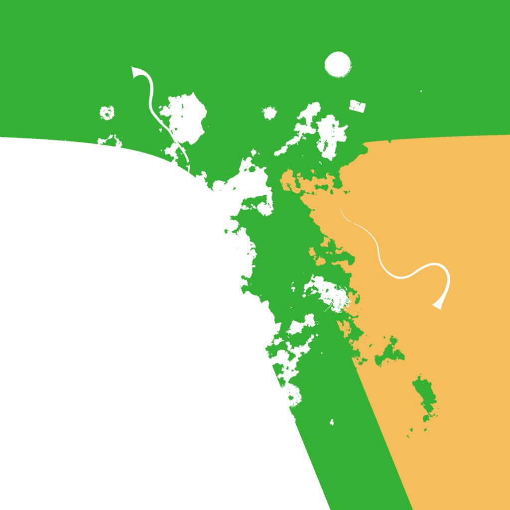 Biome Rust Map: Procedural Map, Size: 3500, Seed: 100998335