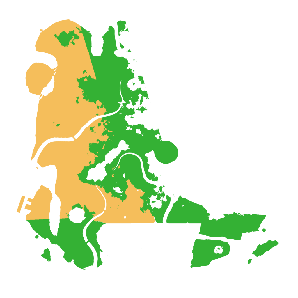 Biome Rust Map: Procedural Map, Size: 3500, Seed: 975959734