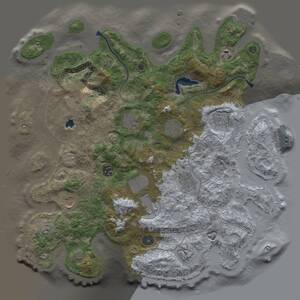 Thumbnail Rust Map: Procedural Map, Size: 4000, Seed: 1771411054, 16 Monuments