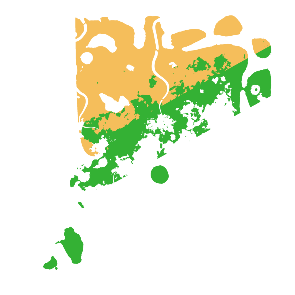 Biome Rust Map: Procedural Map, Size: 4500, Seed: 20241031