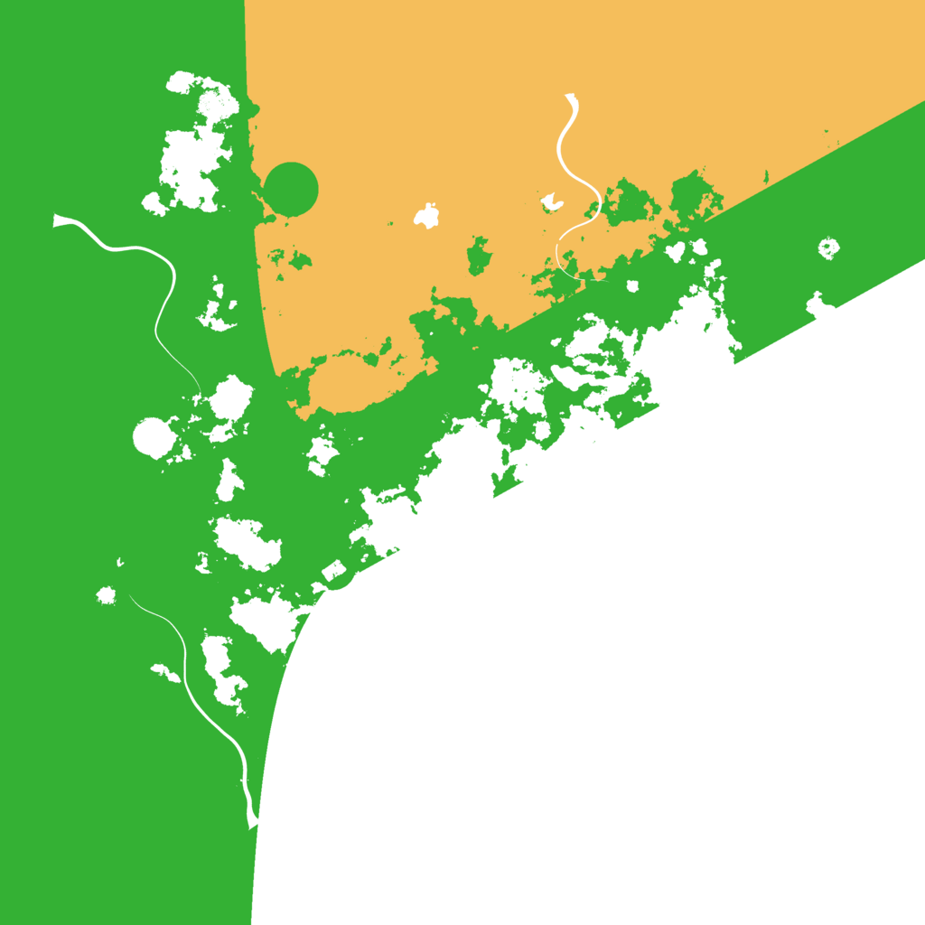 Biome Rust Map: Procedural Map, Size: 4500, Seed: 20241031