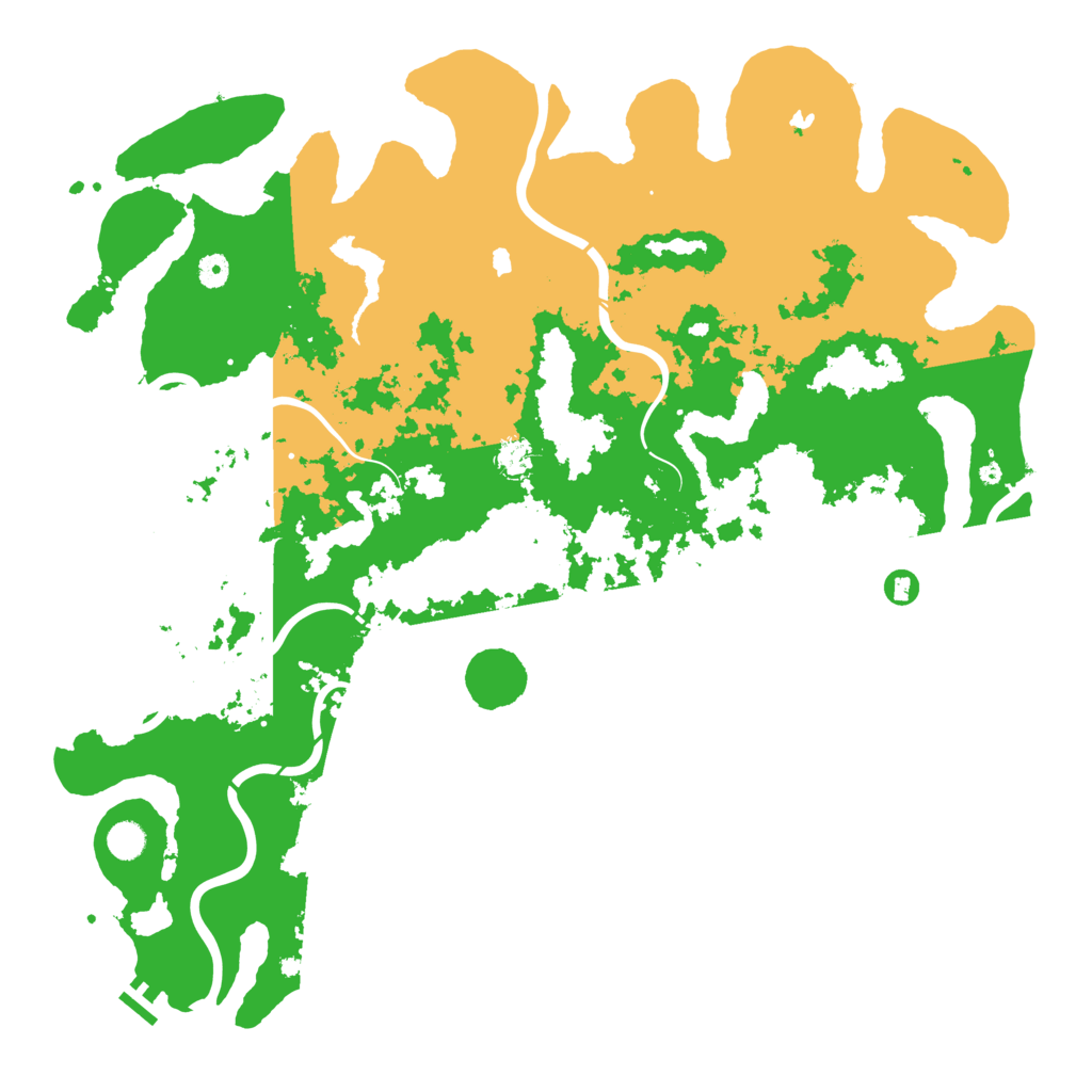 Biome Rust Map: Procedural Map, Size: 5000, Seed: 110202241