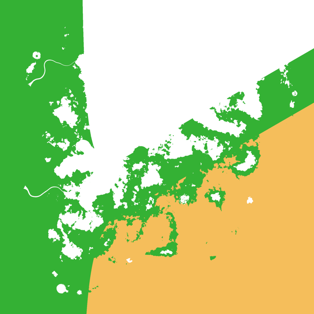 Biome Rust Map: Procedural Map, Size: 6000, Seed: 660055899