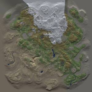 Thumbnail Rust Map: Procedural Map, Size: 4000, Seed: 1568755, 14 Monuments