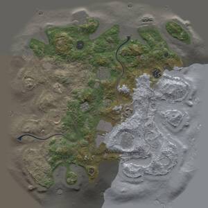 Thumbnail Rust Map: Procedural Map, Size: 3650, Seed: 441312955, 13 Monuments