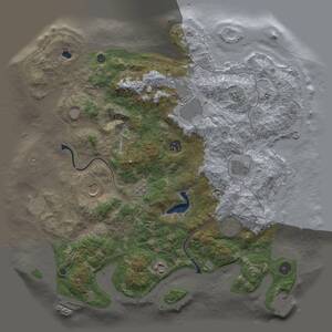 Thumbnail Rust Map: Procedural Map, Size: 4000, Seed: 692682214, 13 Monuments