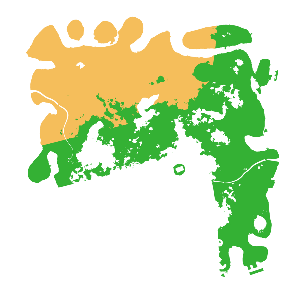 Biome Rust Map: Procedural Map, Size: 4250, Seed: 1901139885