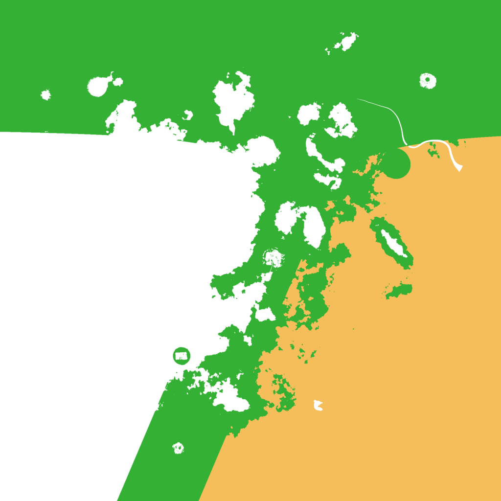 Biome Rust Map: Procedural Map, Size: 4600, Seed: 116605477