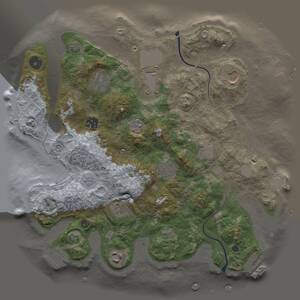 Thumbnail Rust Map: Procedural Map, Size: 3500, Seed: 189241121, 15 Monuments