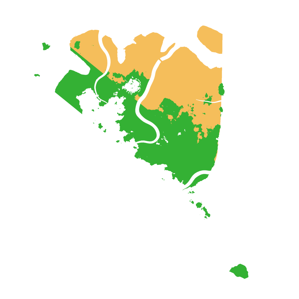 Biome Rust Map: Procedural Map, Size: 3500, Seed: 864532706