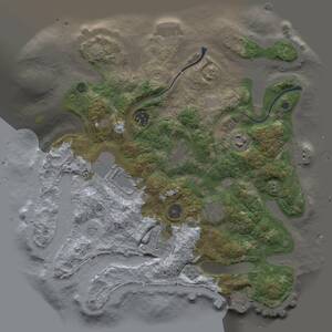 Thumbnail Rust Map: Procedural Map, Size: 3500, Seed: 864532706, 13 Monuments